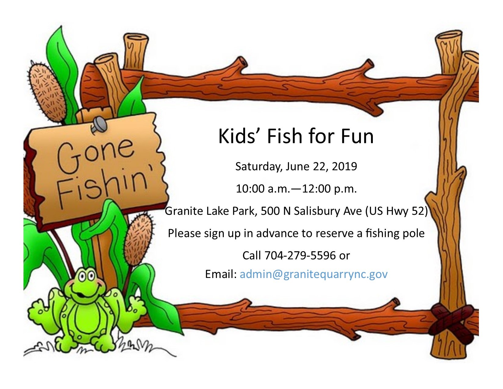 Kids Fish for Fun Flyer